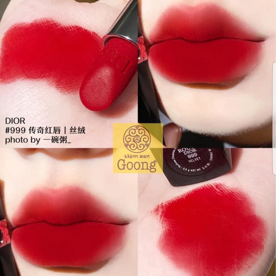 Son môi Dior rouge velvet Tiệm son Goong #35 Son môi Dior rouge velvet Tiệm son Goong
